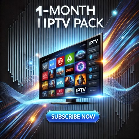 1 Month IPTV subscription Plan